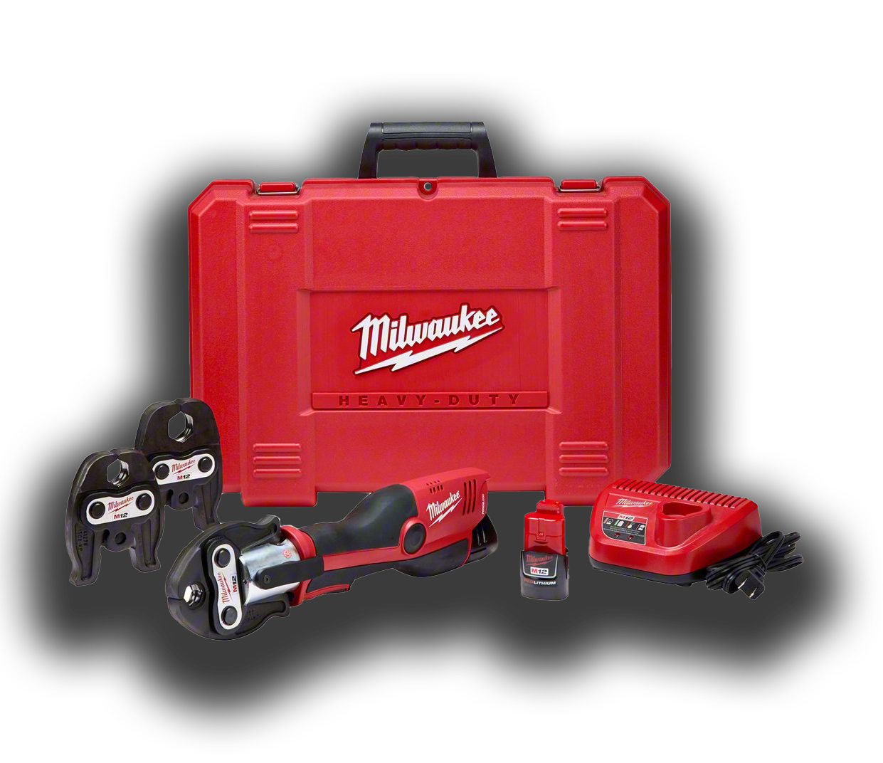 Milwaukee cordless tool set with accessories