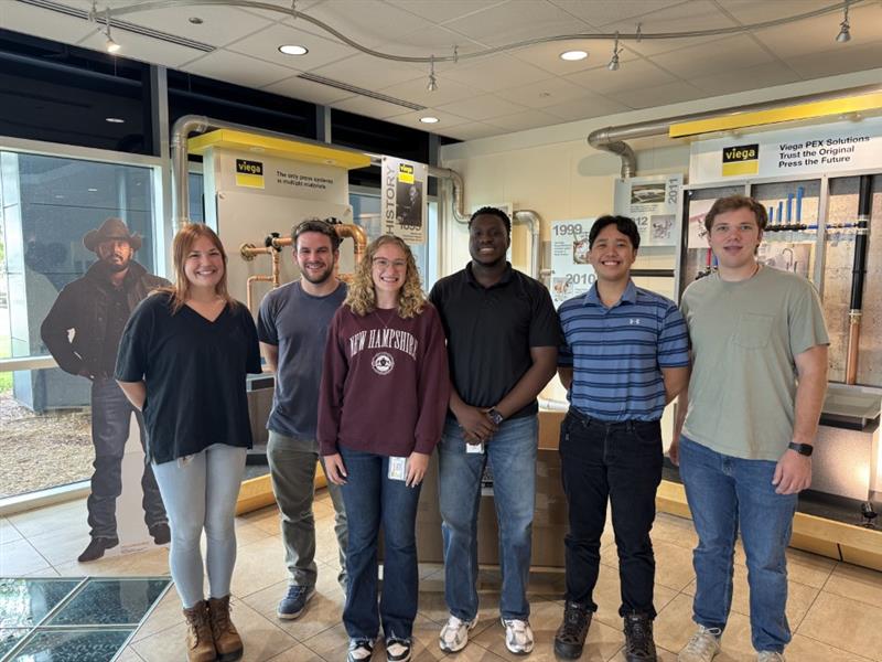 Group of participants from the internship program