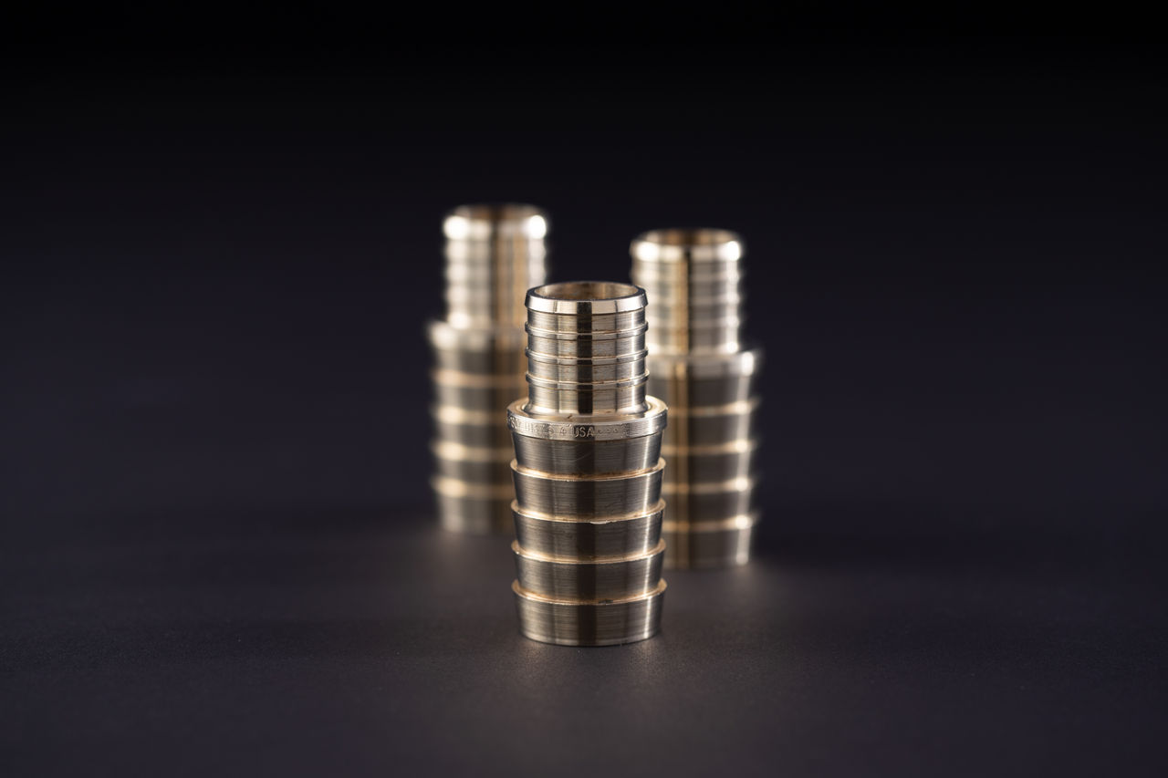 Family shot of PureFlow Crimp fittings
