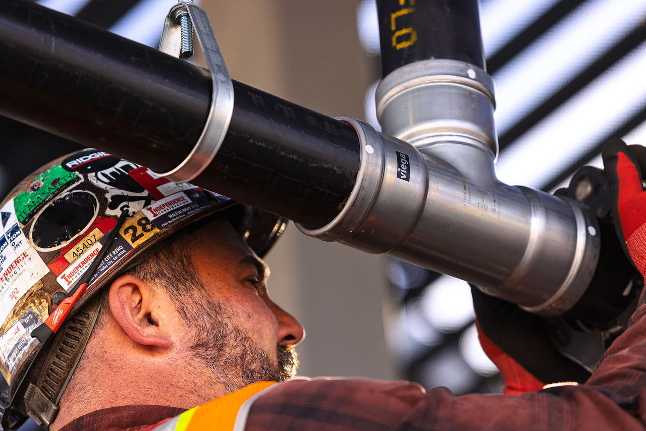 Megapress T fitting Installation