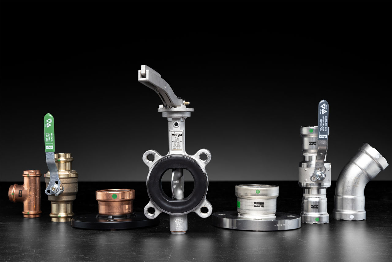 Galmours shot of new Viega products