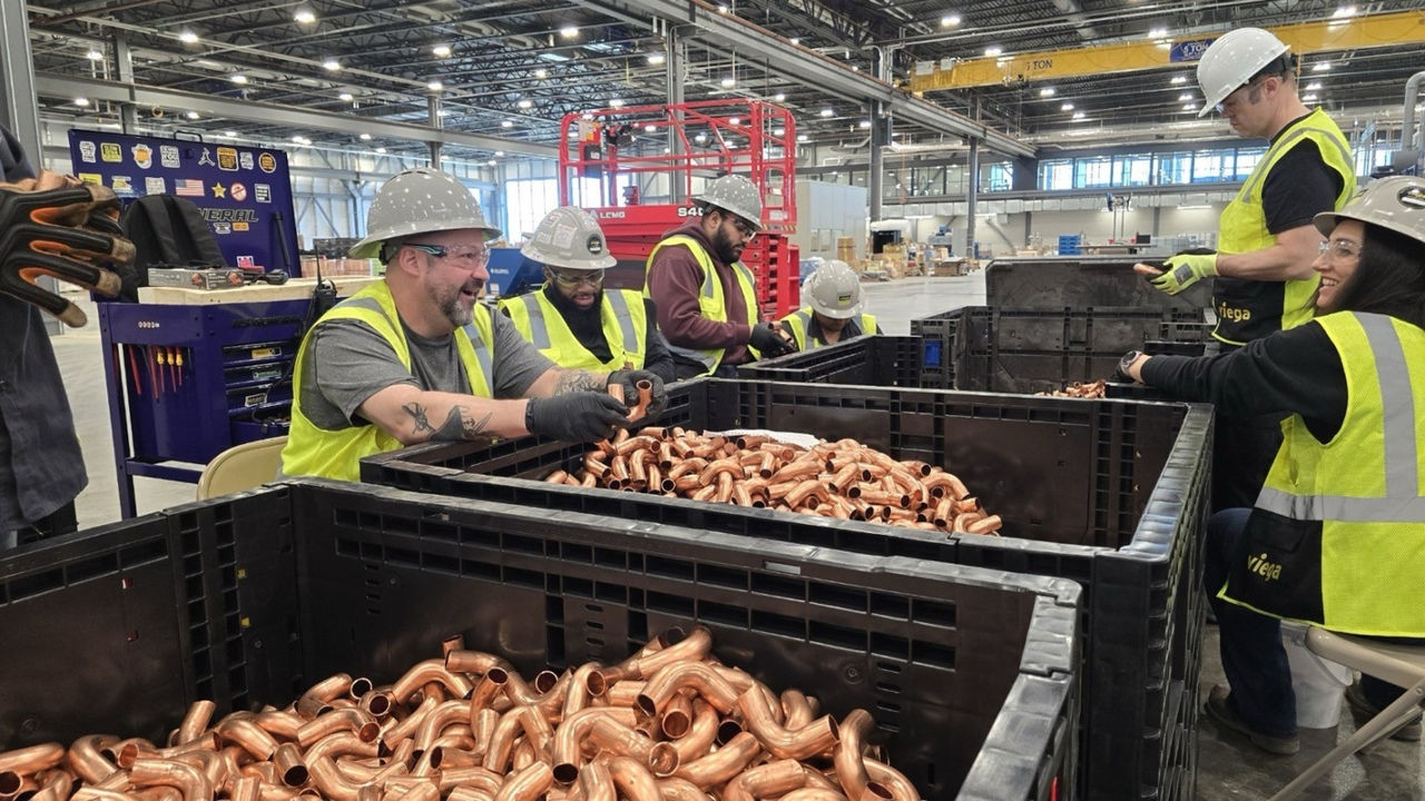 Viega Employees with products