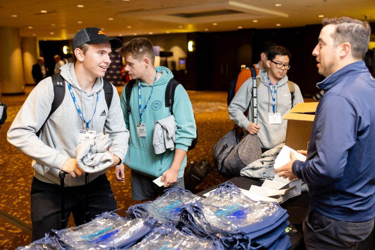 People Receiving Gear